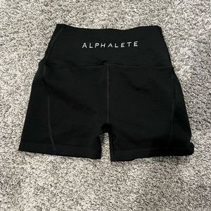 Alphalete revival shorts black mint condition barely worn